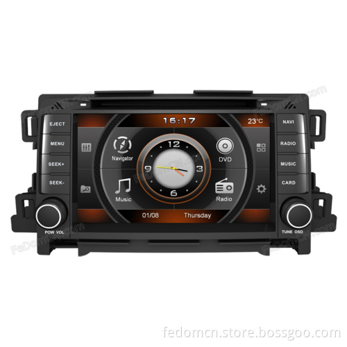 7 Inch TFT LCD Touch Screen Car DVD GPS Navigation System for Mazda Cx-5 with Bluetooth+Radio+iPod+Video